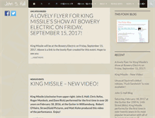 Tablet Screenshot of kingmissile.com
